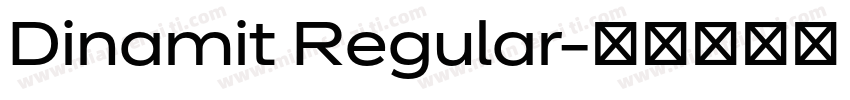 Dinamit Regular字体转换